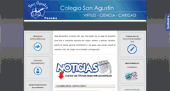 Desktop Screenshot of colegiosanagustinpanama.com